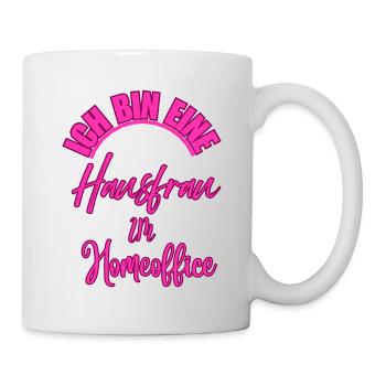 Hausfrau im Homeoffice - Tasse - Weiß - Rechts