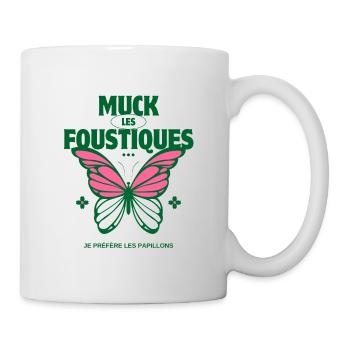 Muck Les Foustiques je prefer les Papillons - Mug - white - Right