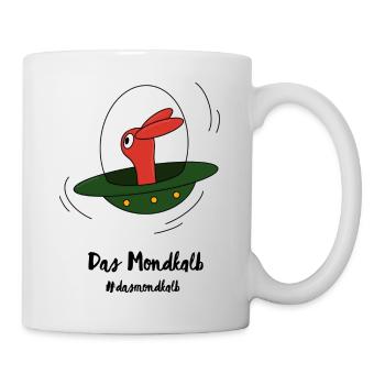 The Moon Calf in the UFO - Mug - white - Right