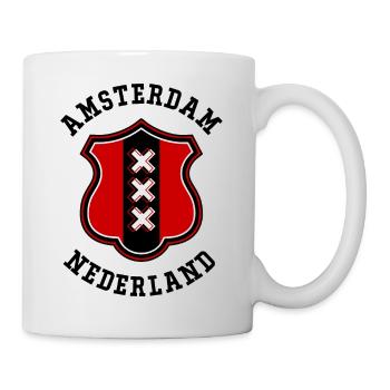 Amsterdam - Tasse - Weiß - Rechts