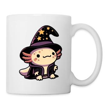 Axolotl Wizard - Fantasy Pet - Mug - white - Right