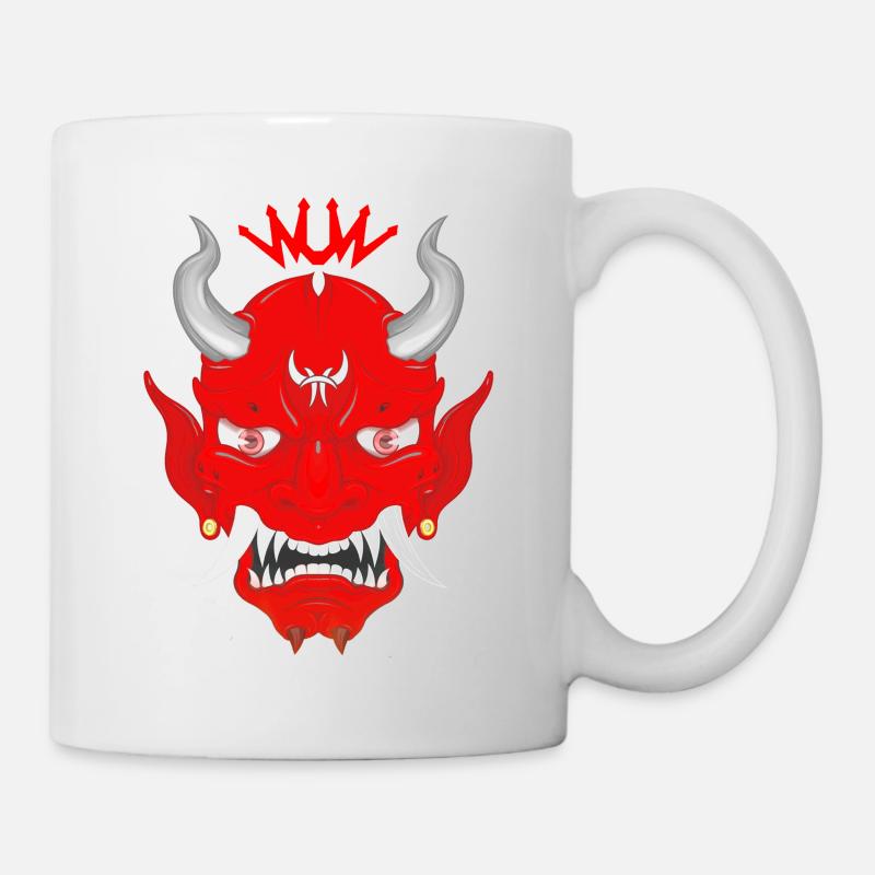 wuw oni - Mug blanc - blanc