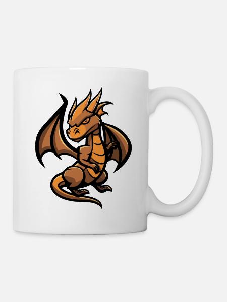 Drache Dragon - Mug blanc - blanc