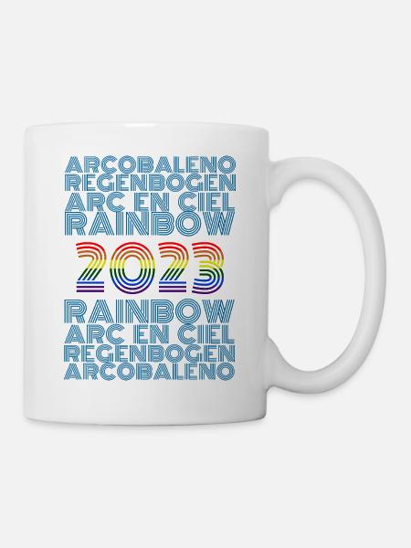 Rainbow 2023 - Tasse - Weiß