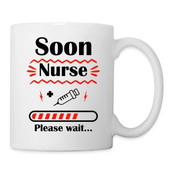 Soon to be a nurse - Please be patient - Mug - white - Right