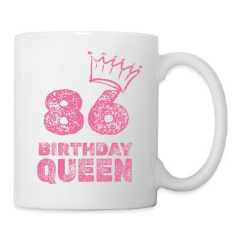 Geburtstag 86 - Tasse - Weiß - Rechts