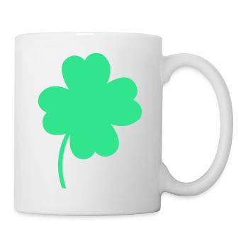 kleeblatt - Tasse - Weiß - Rechts