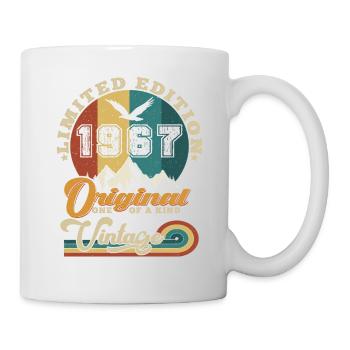 Original 1967 Vintage Limited Edition Geschenk - Tasse - Weiß - Rechts