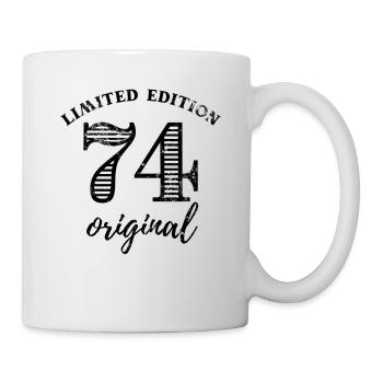 50. Geburtstag Mann Frau 50 Jahre 1974 Deko Lustig - Tasse - Weiß - Rechts