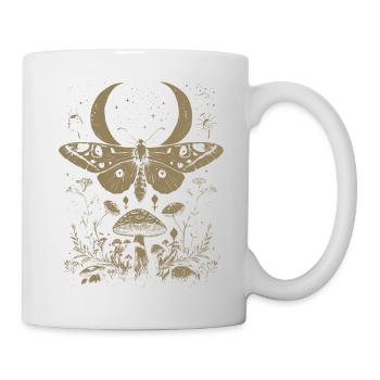 Motte Fairycore Goth Grunge Pilze - Tasse - Weiß - Rechts