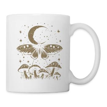 Motte Fairycore Goth Grunge Pilze - Tasse - Weiß - Rechts