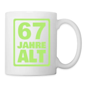 Jahr 67 - Tasse - Weiß - Rechts