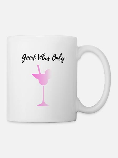 Gute Laune Cocktail - Tasse - Weiß