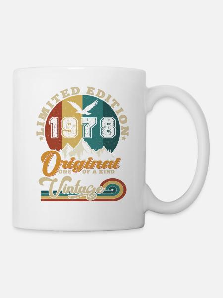 Original 1978 Vintage Édition limitée Cadeau - Mug blanc - blanc