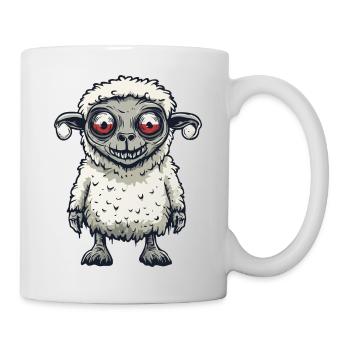 Sheep Halloween Comic Funny - Mug - white - Right