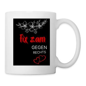 Fix gegen rechts - Mug blanc - blanc - Droite