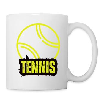 Tennis Power - Tasse - Weiß - Rechts