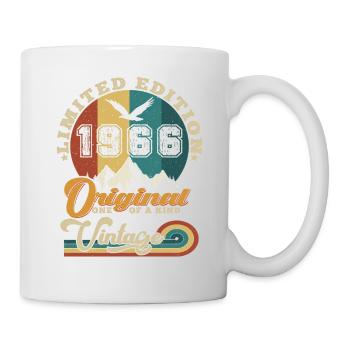 Original 1966 Vintage Limited Edition Geschenk - Tasse - Weiß - Rechts