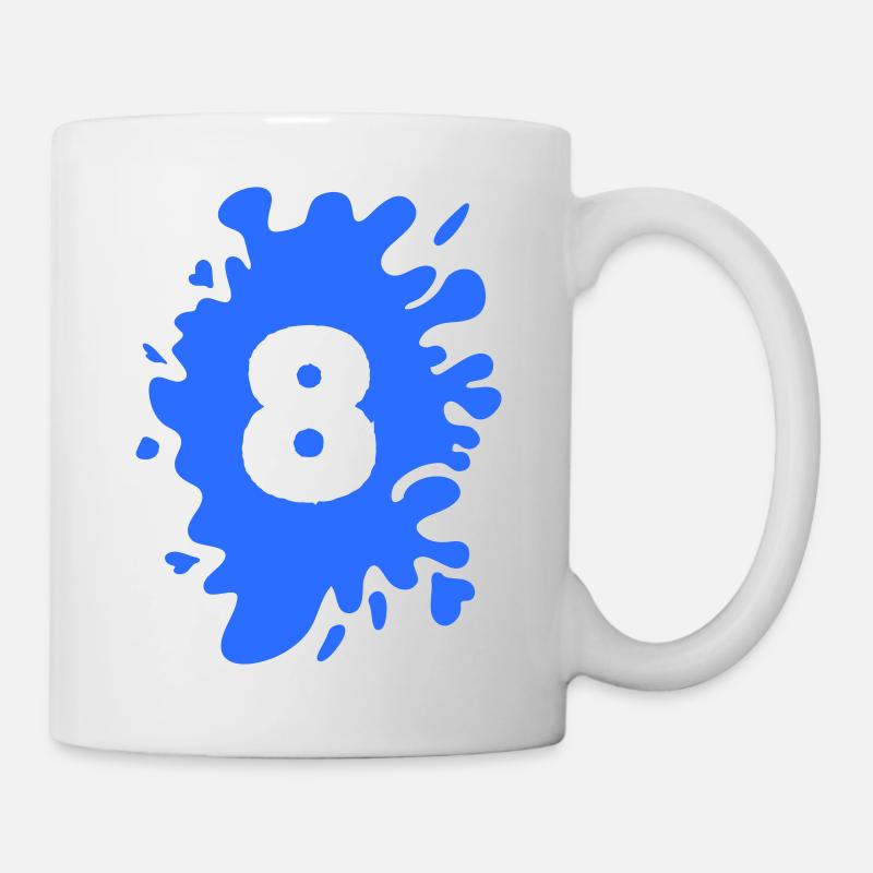 klecks 8 - Tasse - Weiß