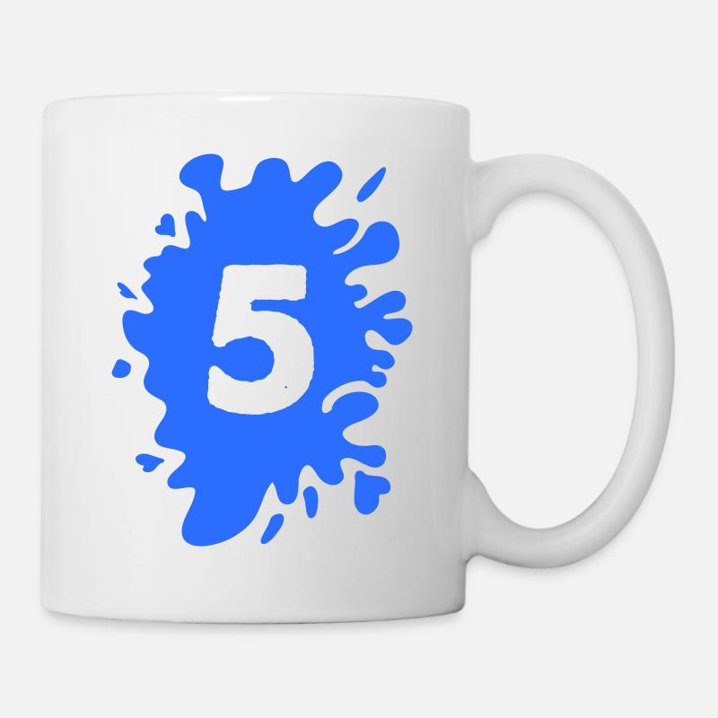 klecks 5 - Tasse - Weiß