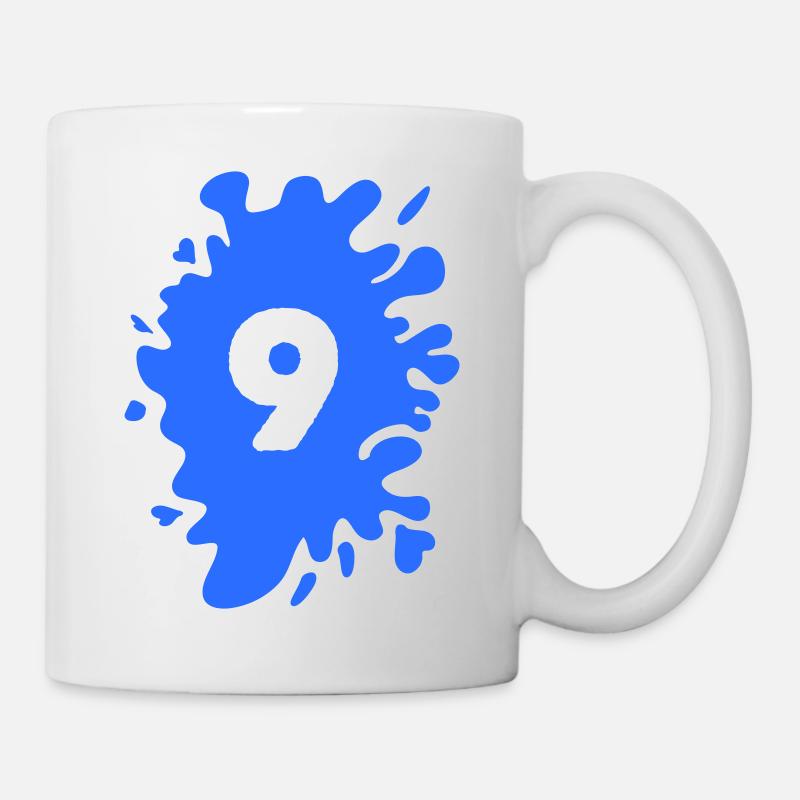 klecks 9 - Tasse - Weiß