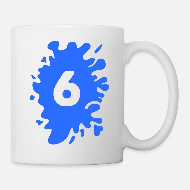Klecks 6 - Tasse - Weiß