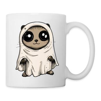 Suricate Halloween Drôle Fantôme - Mug blanc - blanc - Droite