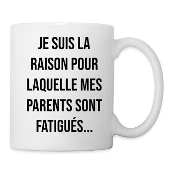 Humour bébé - Mug blanc - blanc - Droite