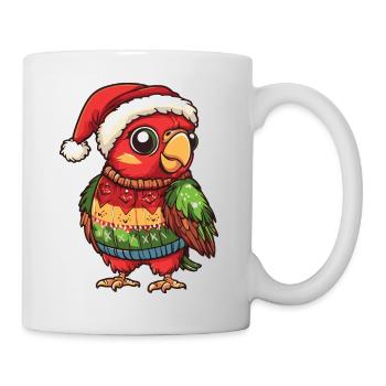 Parrot Christmas Comic - Mug - white - Right