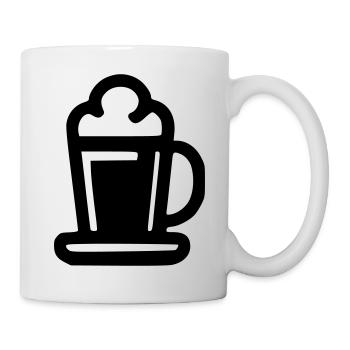 Choppe Bière - Mug blanc - blanc - Droite