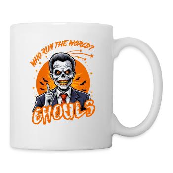 Qui dirige le monde ? Goules - Mug blanc - blanc - Droite