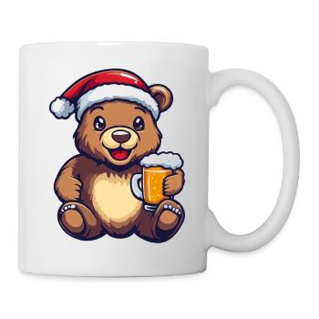 Bear Beer Xmas Christmas - Mug - white - Right