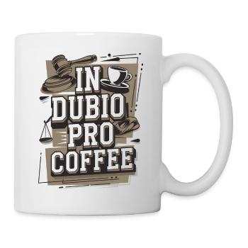 In Dubio Pro Coffee - Tasse - Weiß - Rechts