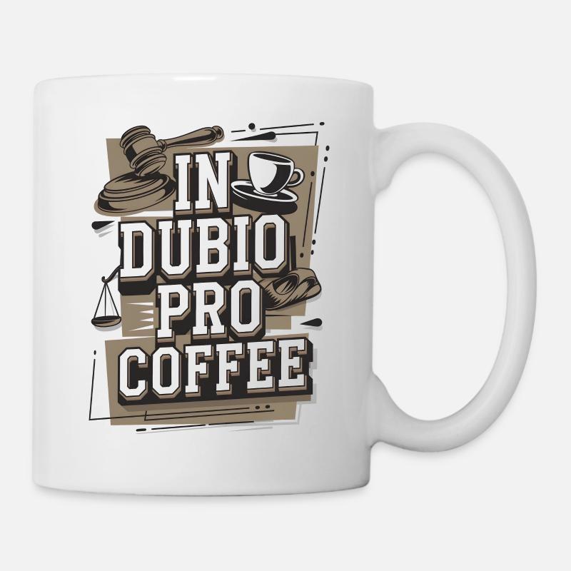 In Dubio Pro Coffee - Tasse - Weiß