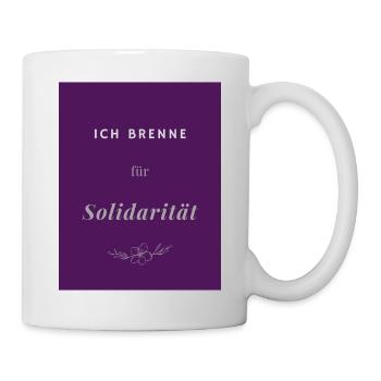 Solidaritaet - Mug blanc - blanc - Droite