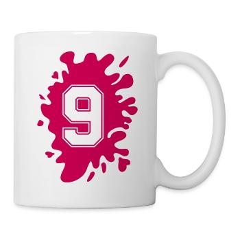 klecks 9 - Tasse - Weiß - Rechts