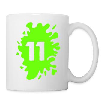 klecks 11 - Tasse - Weiß - Rechts