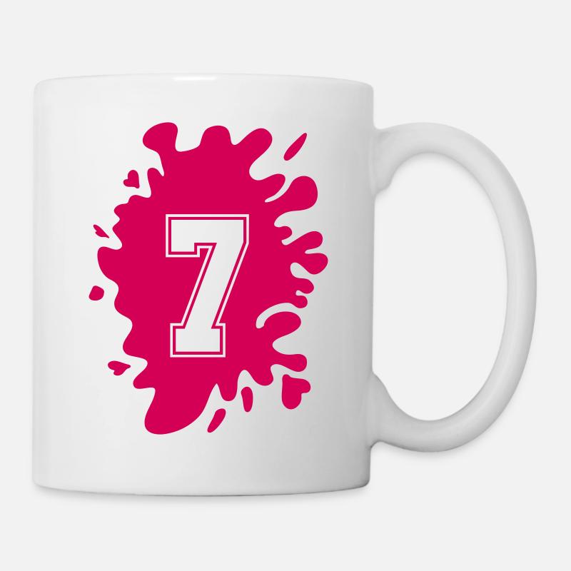 klecks 7 - Tasse - Weiß