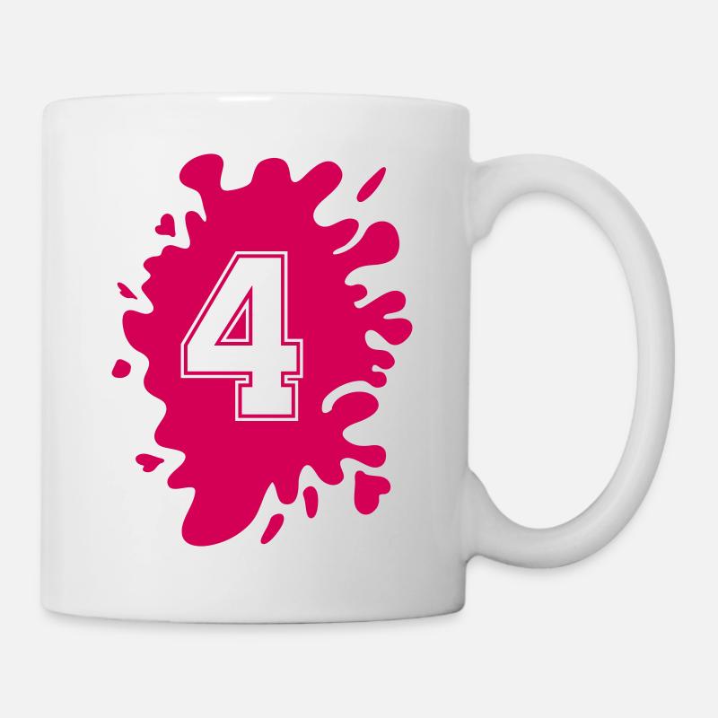 klecks 4 - Tasse - Weiß