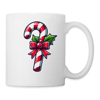 Zuckerstange - Tasse - Weiß - Rechts