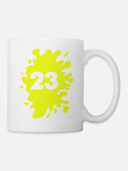 klecks 23 - Tasse - Weiß