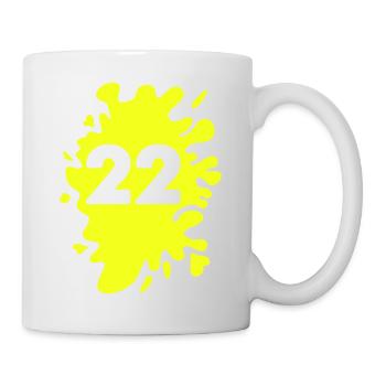 klecks 22 - Tasse - Weiß - Rechts