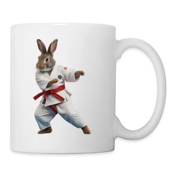 Lapin sportif - Mug blanc - blanc - Droite