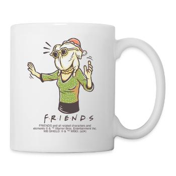 Friends Monica With Turkey On Her Head - Mug - white - Right