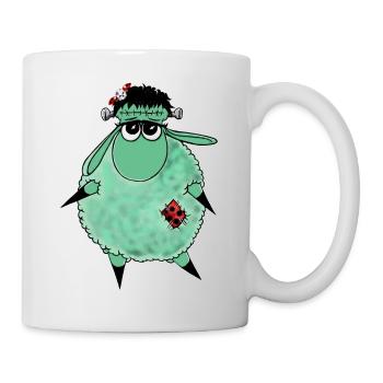 Wolly Sheepling Halloween Monster - Mug - white - Right