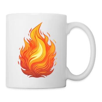 Flame or fire - Mug - white - Right