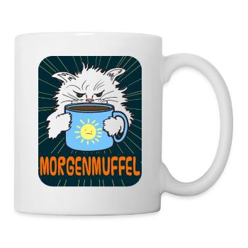 Morgenmuffel - Tasse - Weiß - Rechts
