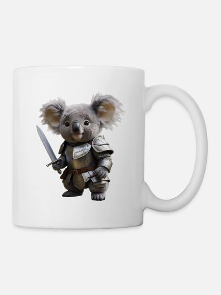 Fügen Sie Ihrem Alltag eine Portion niedlicher Heldentum hinzu - Tasse - Weiß