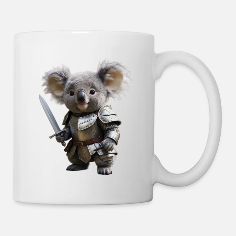 Fügen Sie Ihrem Alltag eine Portion niedlicher Heldentum hinzu - Tasse - Weiß
