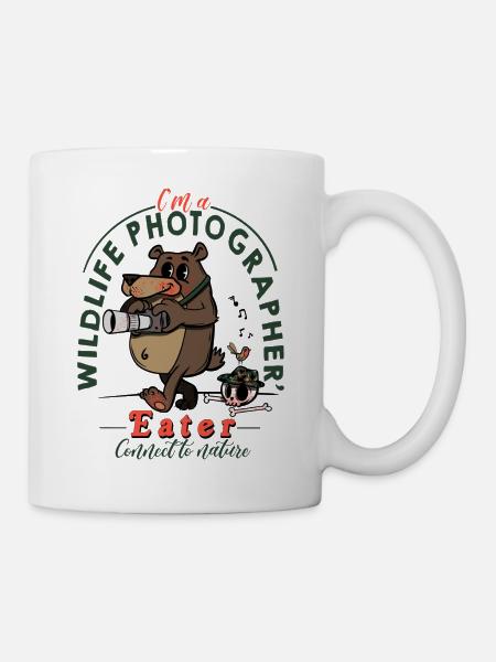 Naturfotograf - Tasse - Weiß